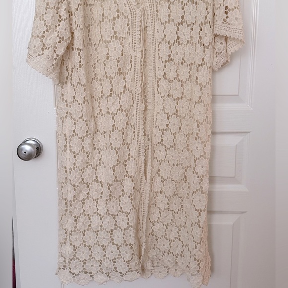 NWT Altar’d State Maxi Embroidered Boho Swimsuit Coverup Size S/M - Picture 7 of 11